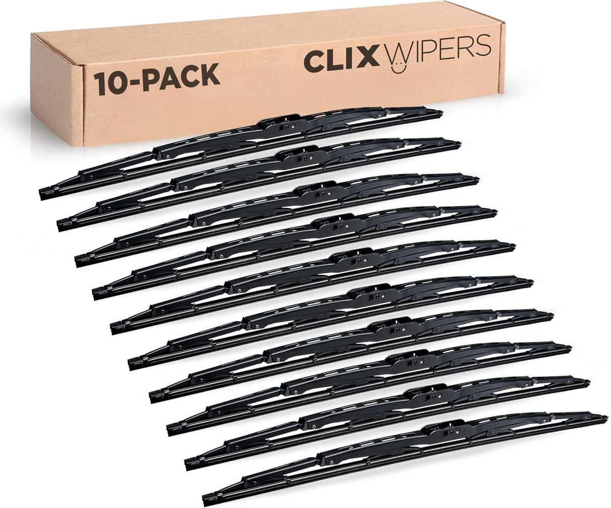 10 Pack - Conventional Windshield Wiper Blade