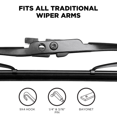 2012 Chevrolet Captiva Sport Windshield Wipers Blades - 24" Driver Side 16" Passenger Side Conventional